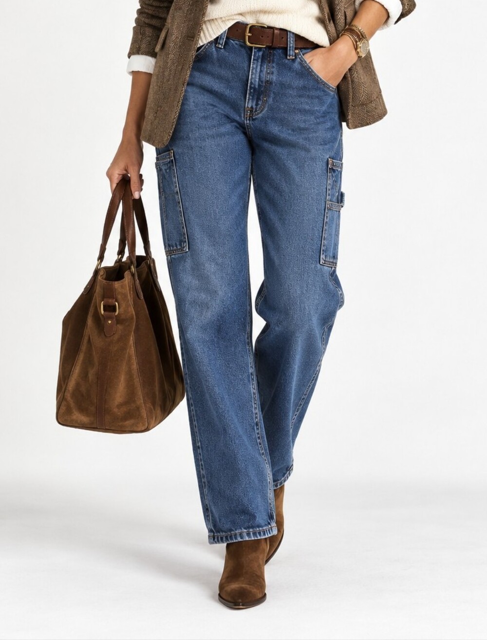 Dickies Relaxed Fit Cargo Denim Jeans